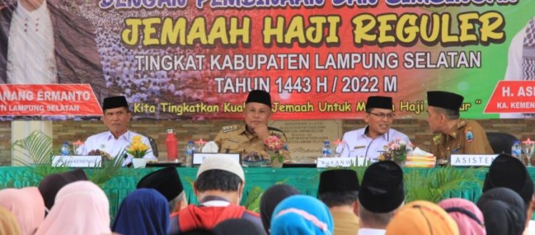 Jelang Pemberangkatan Haji, Kemenag Lampung Selatan Gelar Bimbingan Manasik Haji