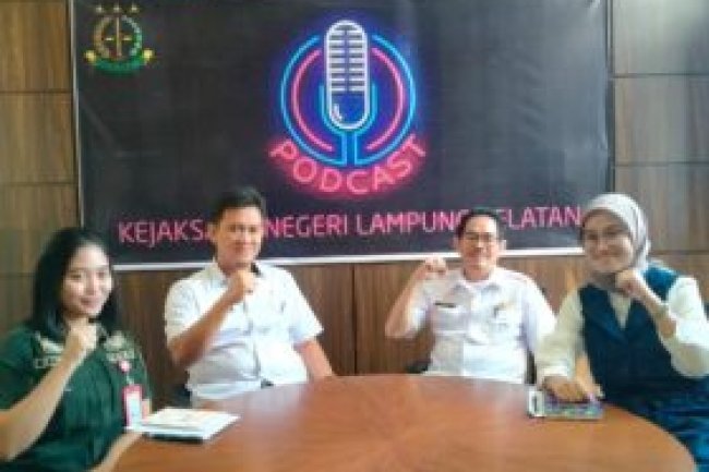 Tingkatkan Layanan Publik, Kejari Lamsel Miliki Program PODCAST Dengan Bersinergi Bersama Pemda