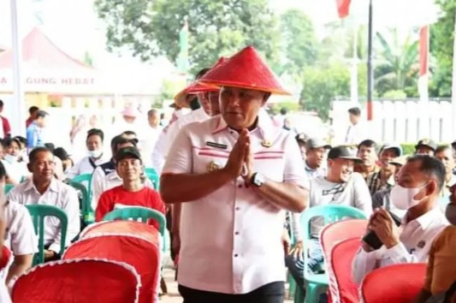 Hadiri Panen Raya Jagung,Bupati Nanang Ermanto : Dorong Daerah Tingkatkan Komoditas Pangan