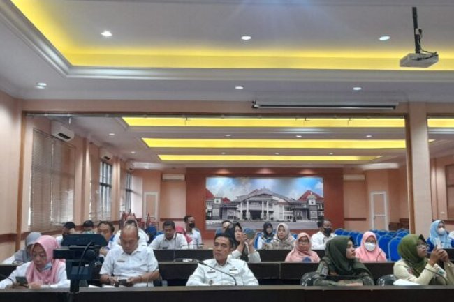 Pemkab Lampung Selatan Ikuti Entry Meeting Evaluasi RB dan SAKIP Tahun 2022