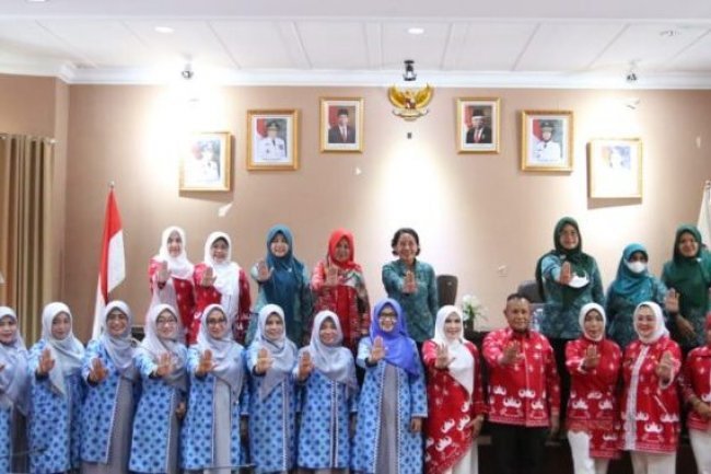 Pemkab Lampung Selatan Terima Kunjungan Silaturahmi TP.PKK Pesisir Barat