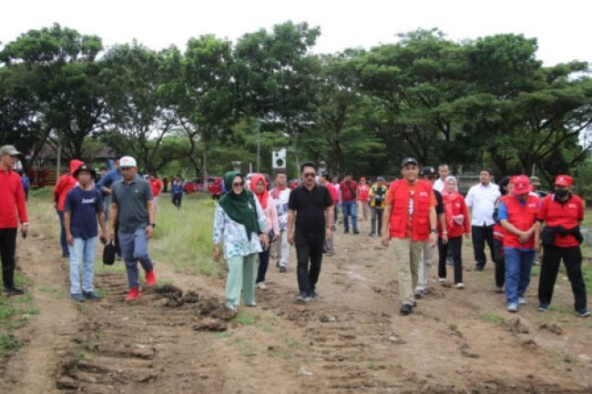 PMI Provinsi Lampung dan Pemkab Lamsel Survei Lokasi Acara Jumbara PMI IX