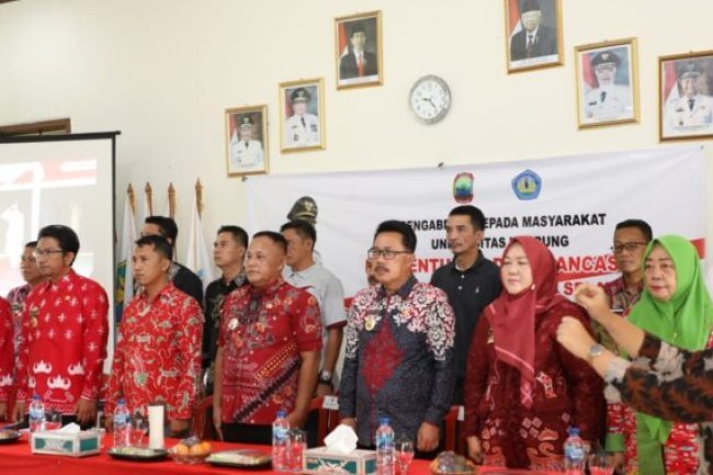 Pengabdian Kepada Masyarakat, Mahasiswa Unila Akan Bentuk Desa Pancasila di Kabupaten Lampung Selatan