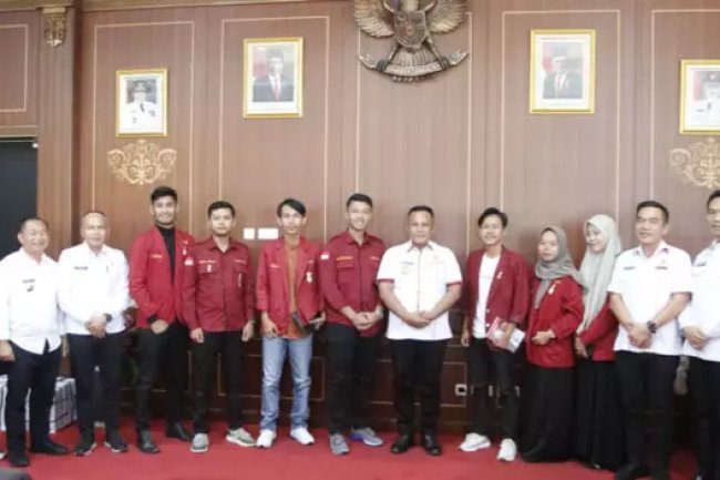 Bupati Nanang Ermanto Terima Audiensi PC IMM Lampung Selatan