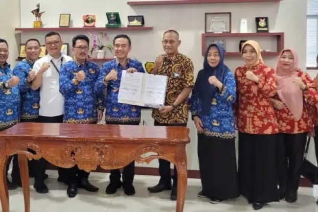 Pemkab Lampung Selatan Perpanjang Kerja Sama dengan Bank Lampung dan BPJS Ketenagakerjaan