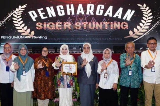 Selamat! Kabupaten Lampung Selatan Kembali Sabet Dua Penghargaan Aksi Konvergensi Percepatan Penurunan Stunting di Provinsi Lampung Tahun 2024